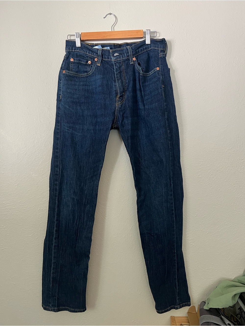 Men’s Levi 505 - Dark Blue Regular Jeans